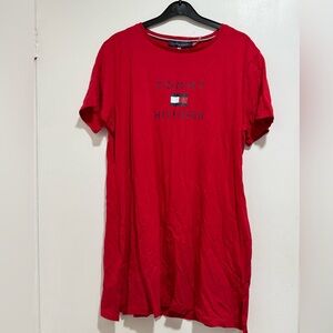Tommy Hilfiger Red Casual TShirt Dress